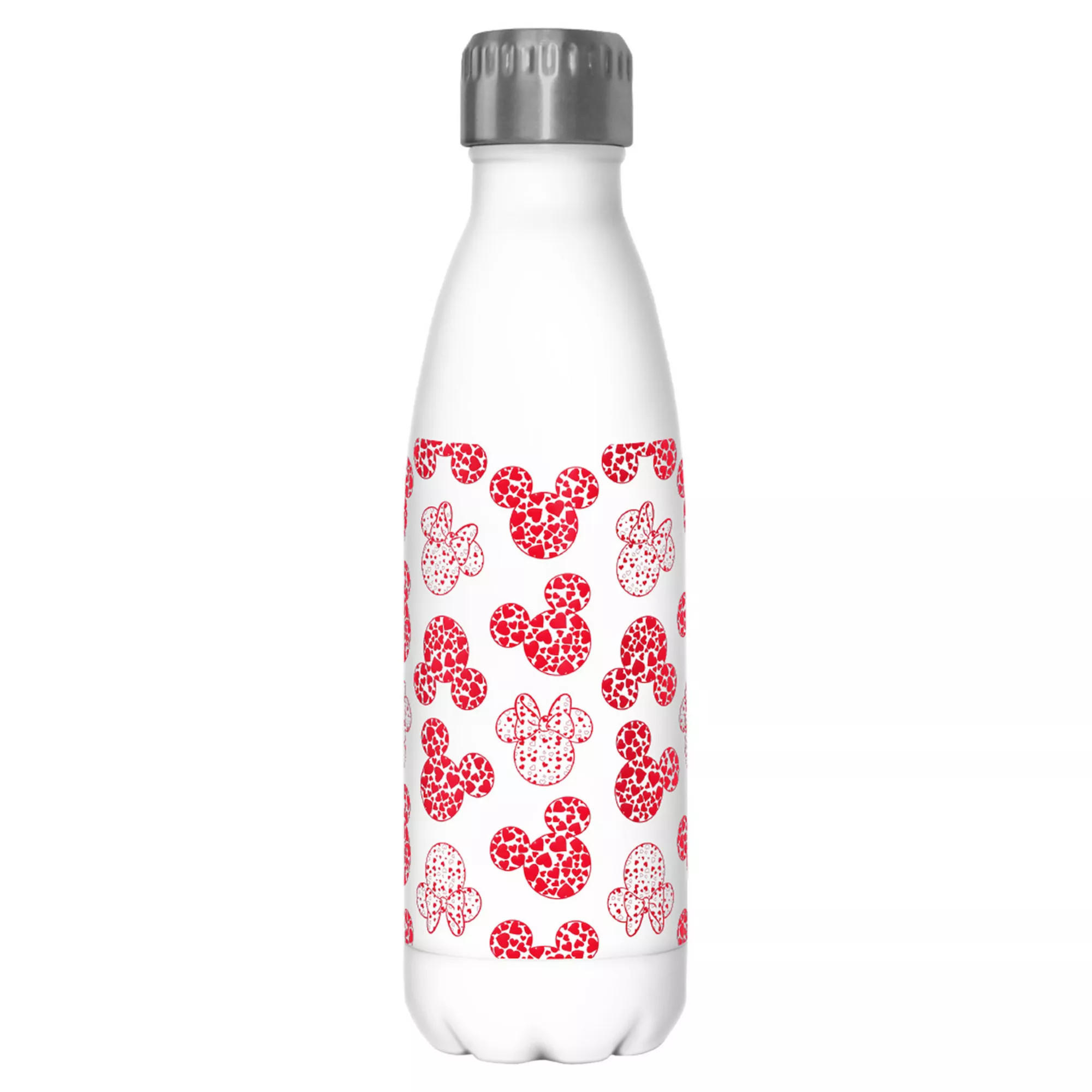 Mickey Mouse And Minnie Heart Print Heads 17-oz. Stainless Steel Bottle | Kohl's