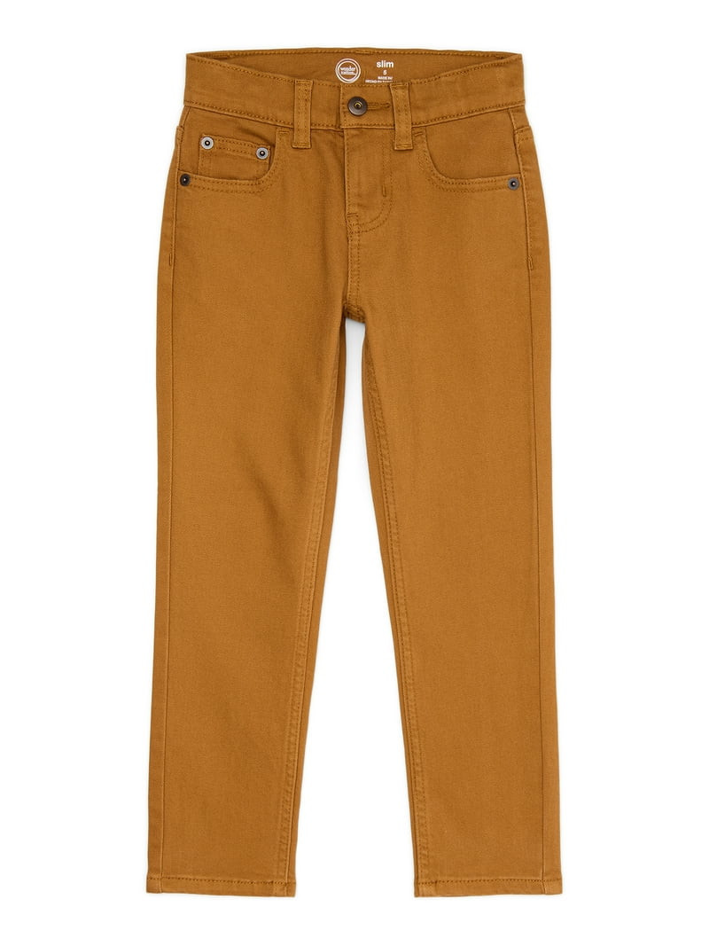 Wonder Nation Slim Denim Jeans, Sizes 4-18 & Husky | Walmart (US)