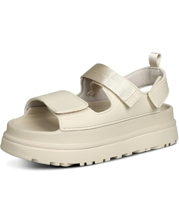 Womens Platform Sandals Flat Sandals Women Sandals with Back Strap Summer Footbed Sandals Adjusta... | Amazon (US)