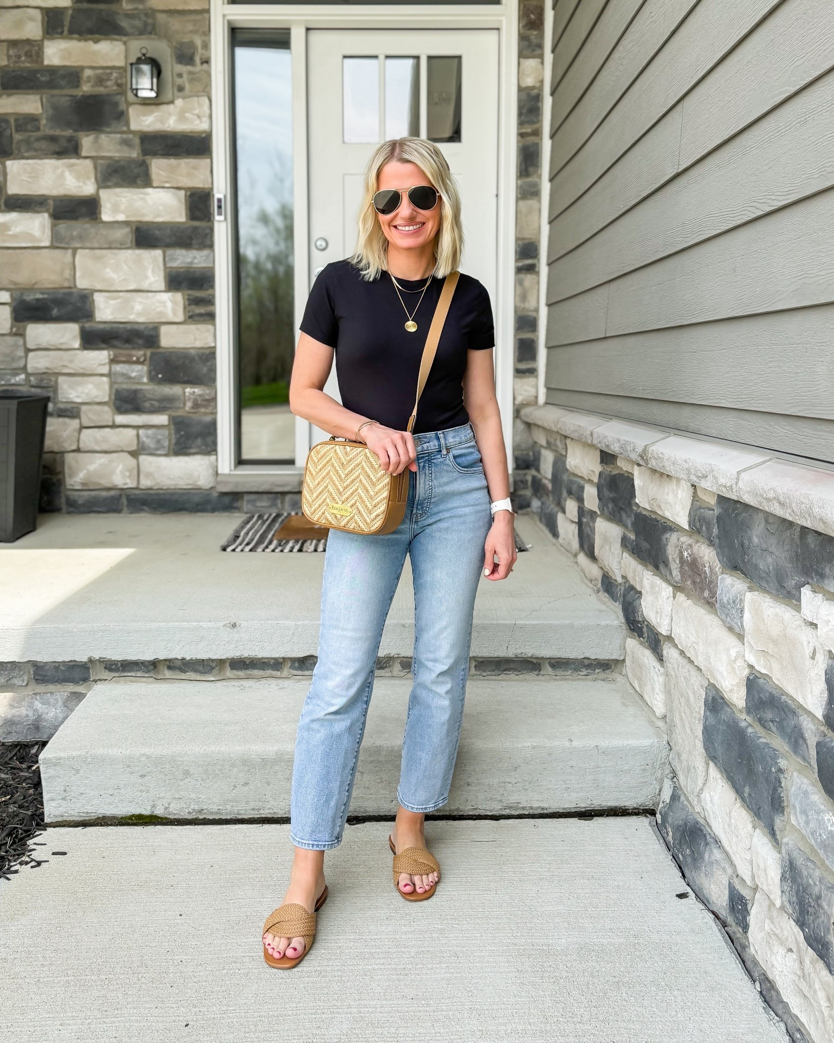 What I wore this week to run errands! 
Top- small
Jeans are old, I linked similar 

#LTKPetite #LTKOver40 #LTKootd