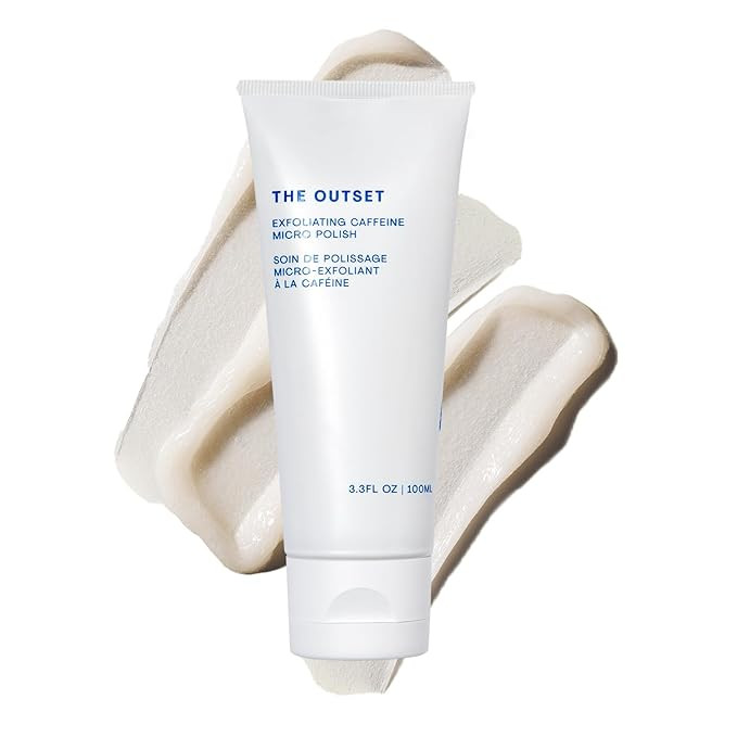 The Outset Exfoliating Caffeine Micro Polish - Gentle Fragrance Free Physical Face Scrub for Ever... | Amazon (US)