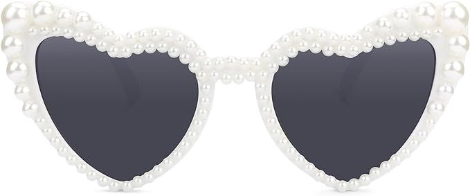 YOGFIT Heart Sunglasses for Women Fashion Classic Love Eye Protection Sunglasses Vintage Cute Hea... | Amazon (US)