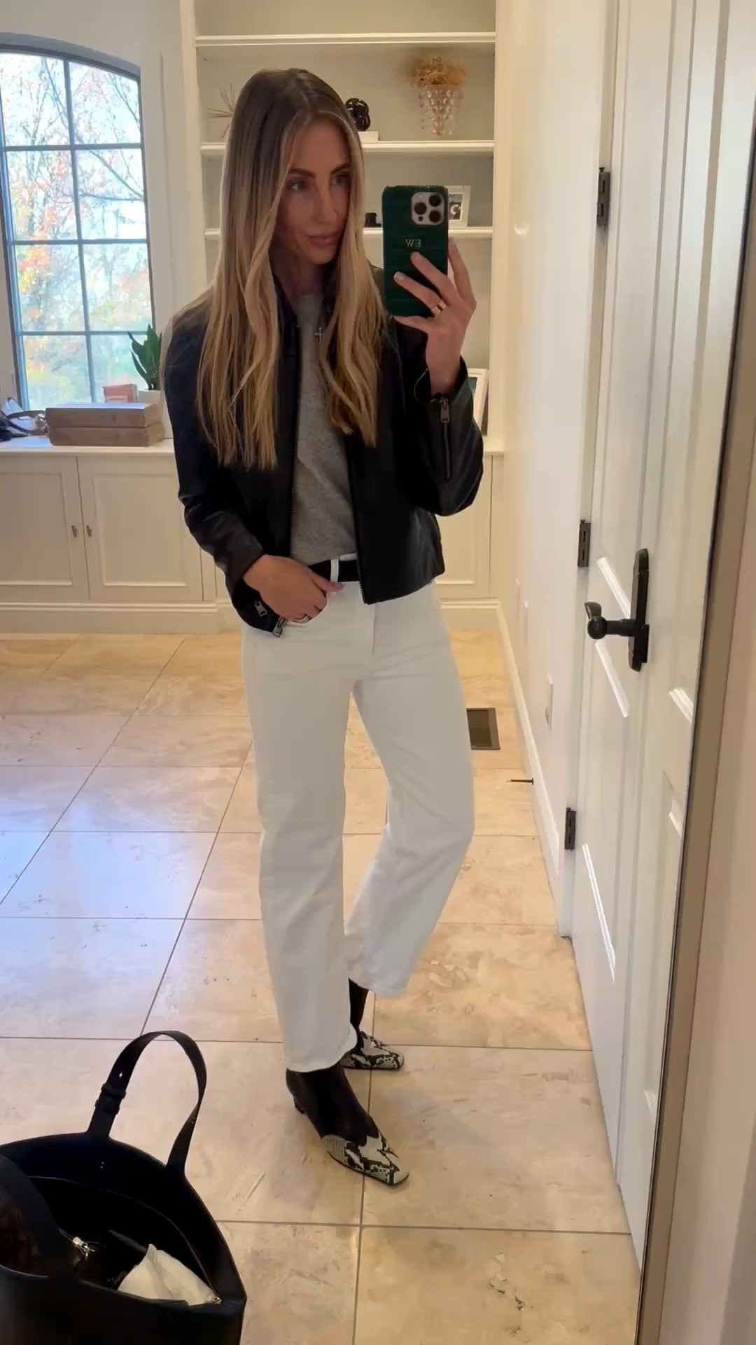 My absolute favorite leather jacket right now! Plus this amazing $50 cashmere sweater, and the best white jeans for all year round. (FB)

leather jacket, quince, fall fashion, winter style, ootd, women’s fashion

#LTKootd #LTKStyleTip