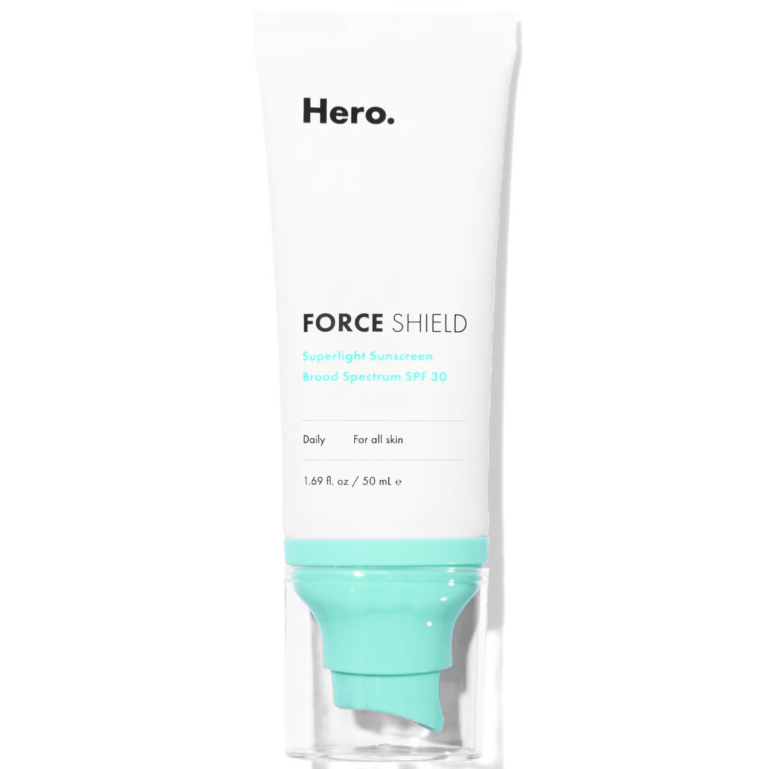 Hero Cosmetics Force Shield Superlight Sunscreen SPF30 50ml | Dermstore (US)