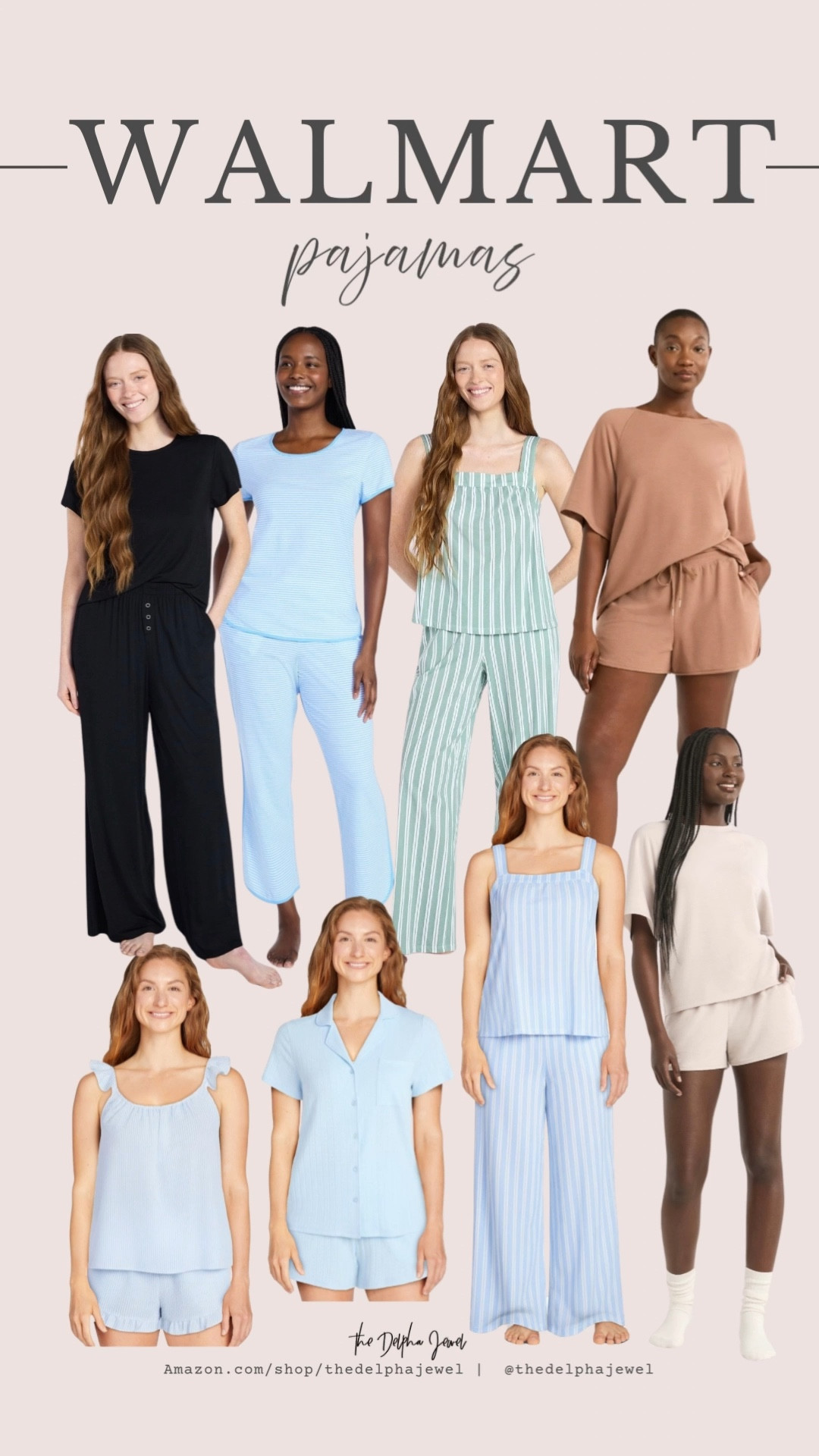 Walmart Joyspun pajamas 😍 French terry material to modal soft cotton 

#LTKmorningroutine #LTKMidsize #LTKselfcare