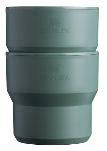 Stanley Wildfare 10 oz Stackable Cups, Set of 2 - Double-Wall BPA-Free Camp Drinkware Set | Hot and Cold Drinks | Campsite, Picnic or Home | Amazon (US)