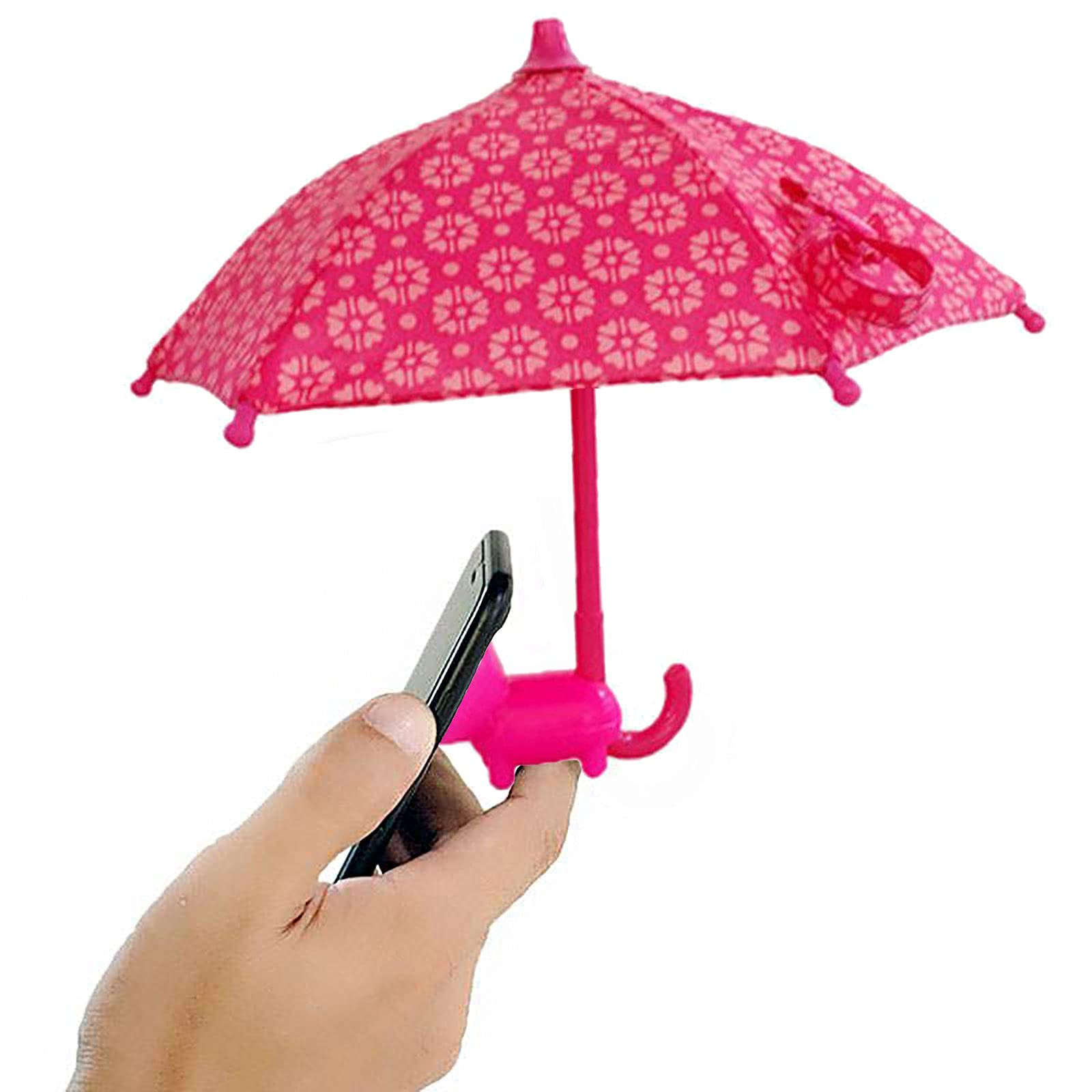 Phone Umbrella Suction Cup Stand – Umbrella for Phone with Universal Adjustable Piggy Phone Hol... | Amazon (US)