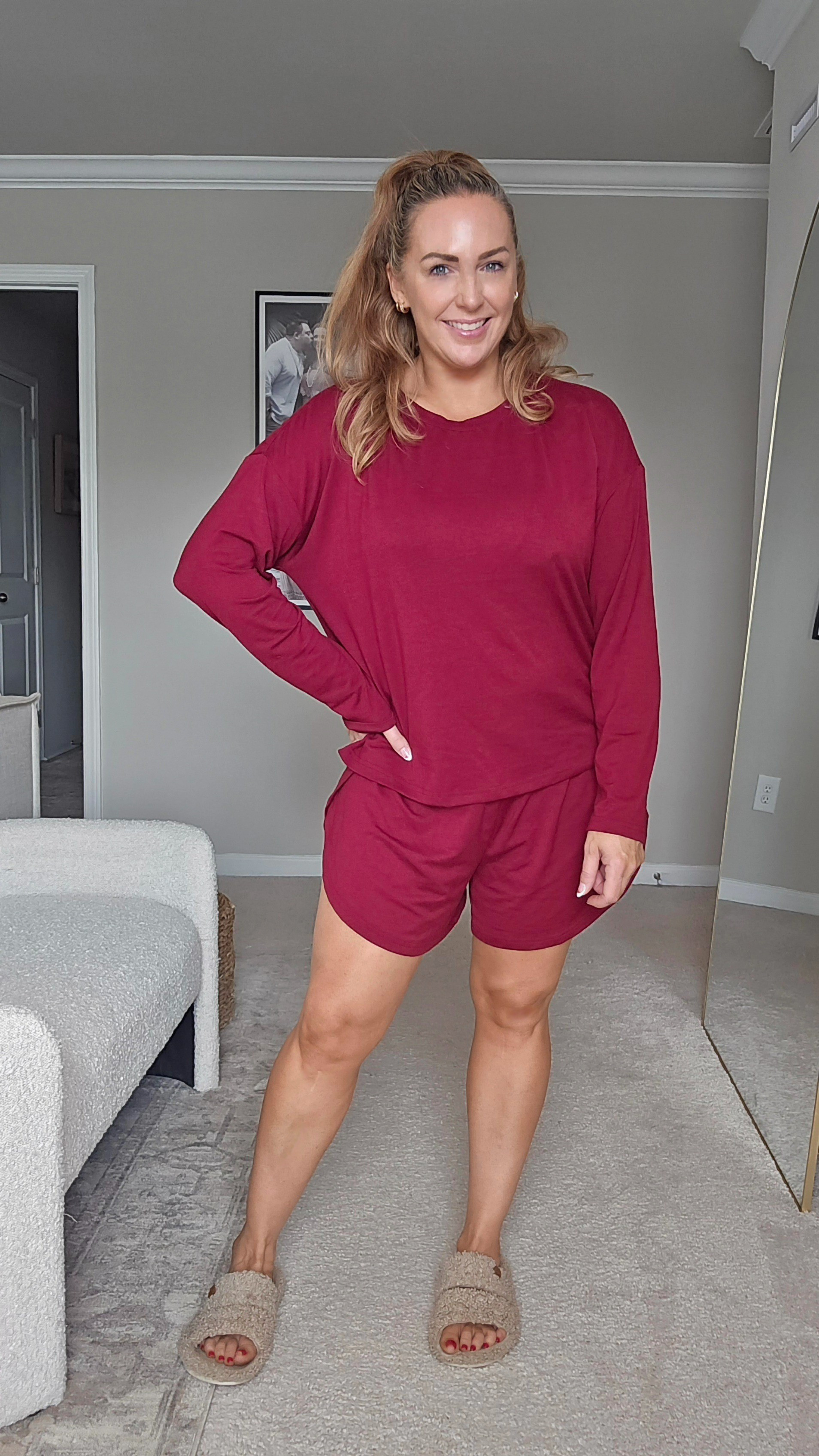 Soft, comfy, and the perfect holiday color combo for cozy nights at home.#ANRABESS #AmazonFashion #PajamaSet #HolidayPJs

#LTKGiftGuide #LTKSeasonal #LTKFindsUnder50