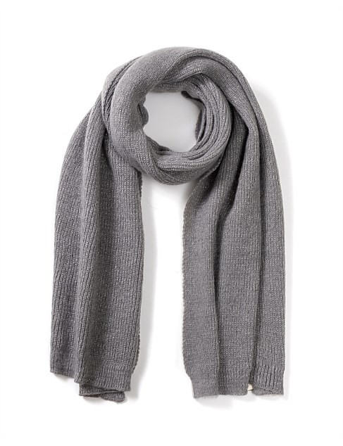 PLAIN KNIT SCARF | David Jones (Australia & New Zealand)