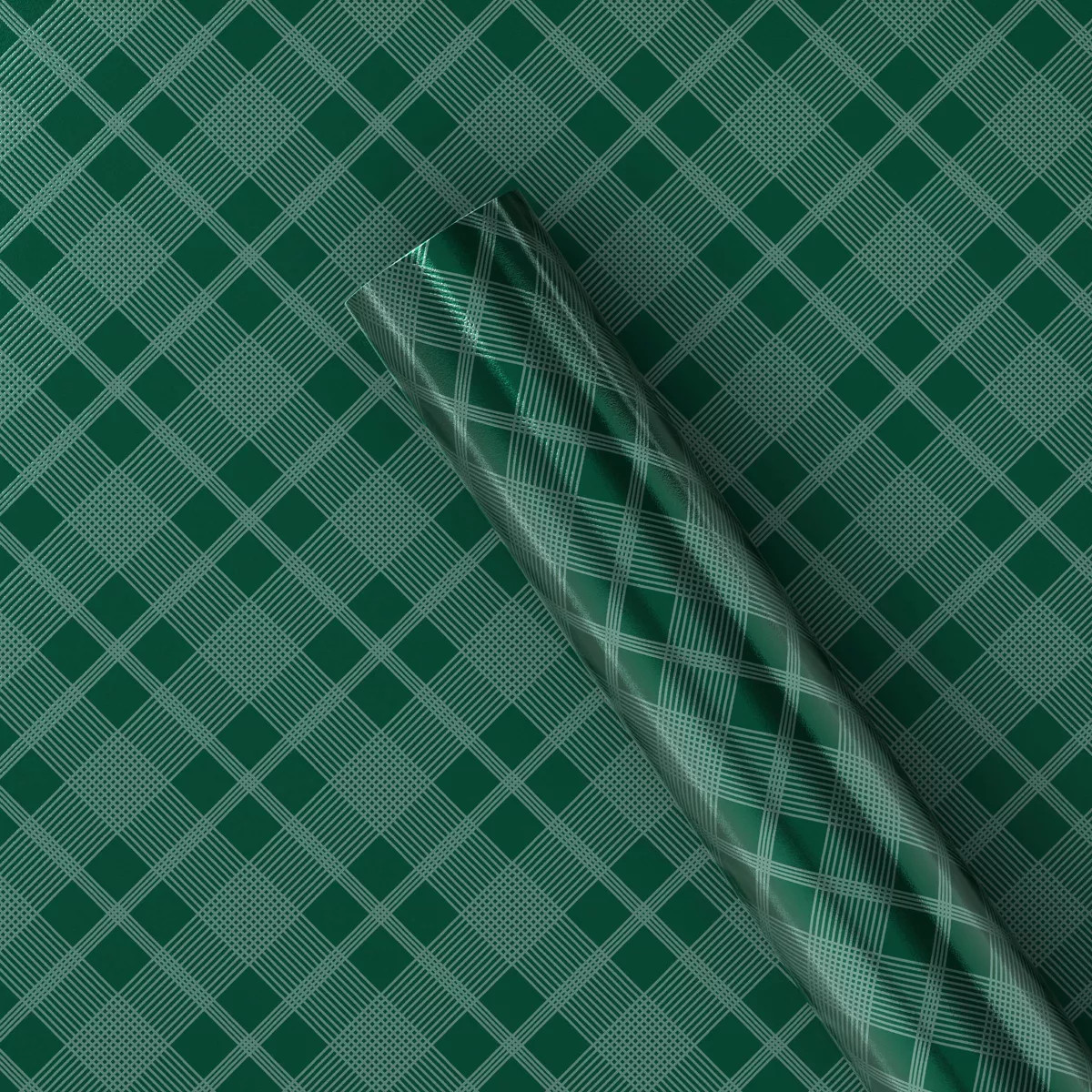25 sq ft Plaid Christmas Gift Wrap Green - Wondershop™ | Target