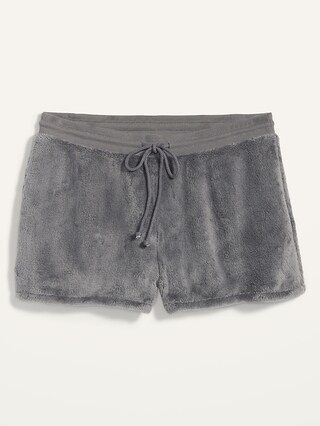 Women / Pajamas & LoungewearCozy Faux-Fur Sherpa Lounge Shorts for Women -- 3-inch inseam | Old Navy (US)