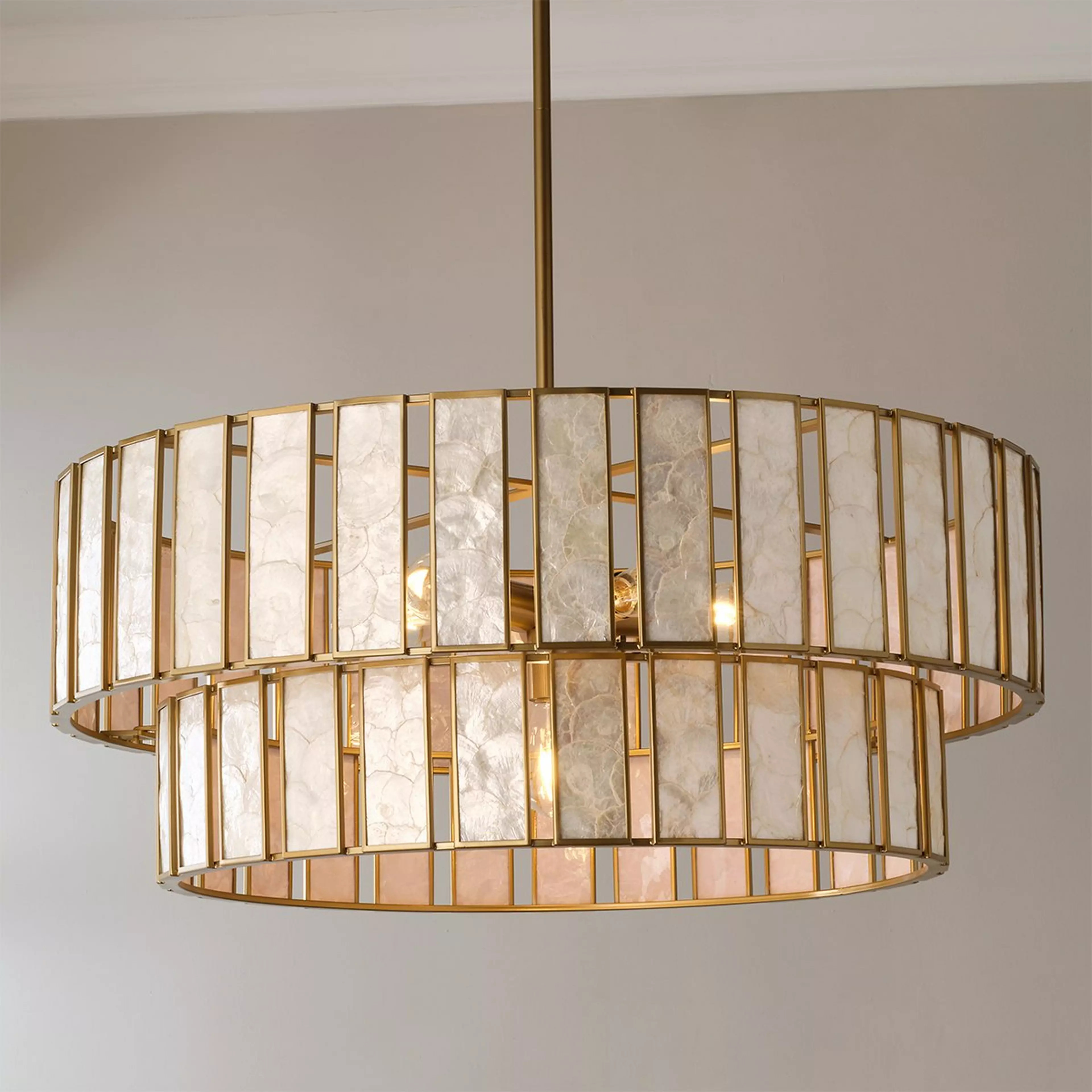 Zoetrope Tiered Chandelier - 6 Light | Shades of Light