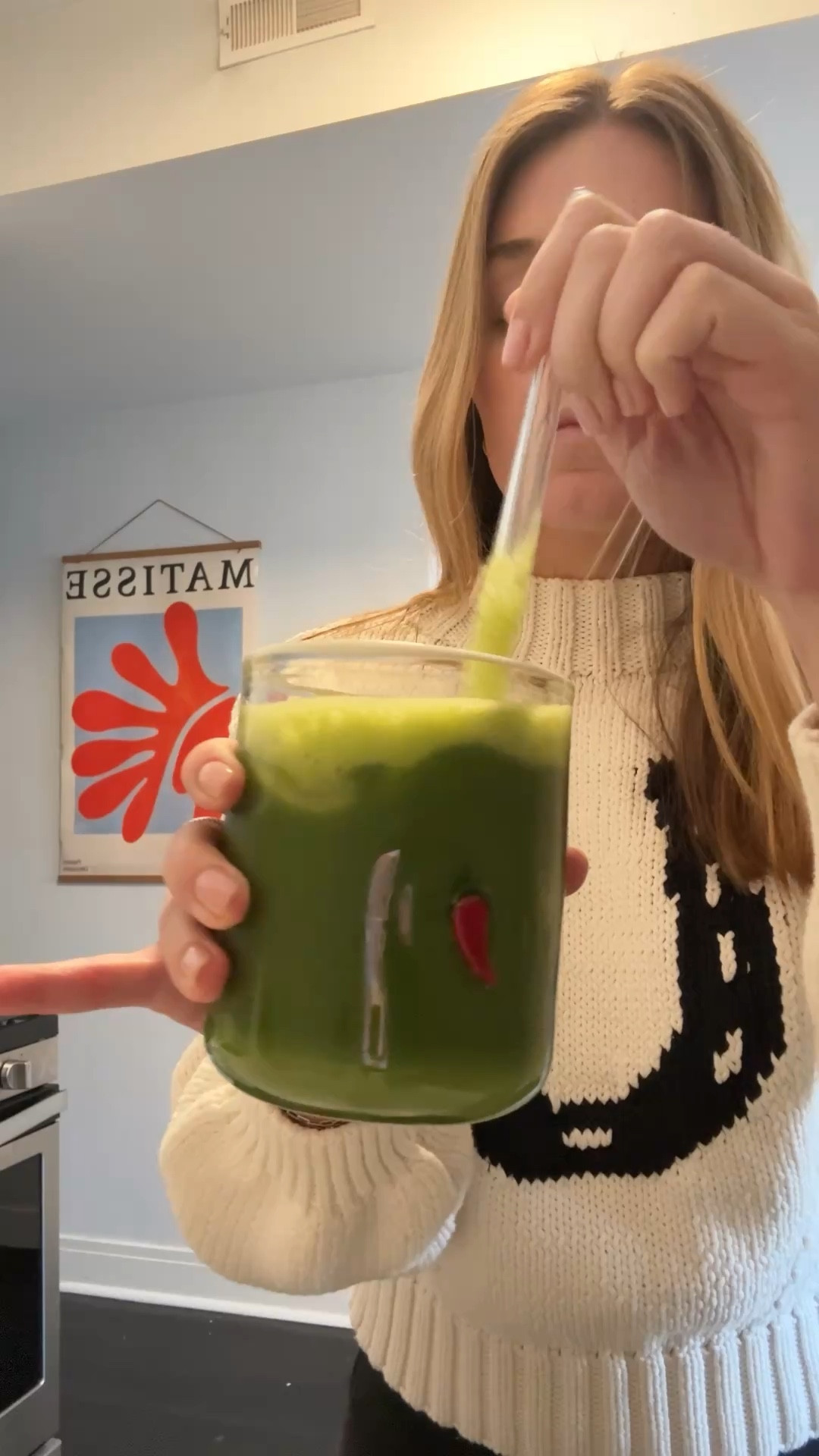 Absolute favorite green juice & new fav sweater rental 

#LTKfoodie #LTKU #LTKootd