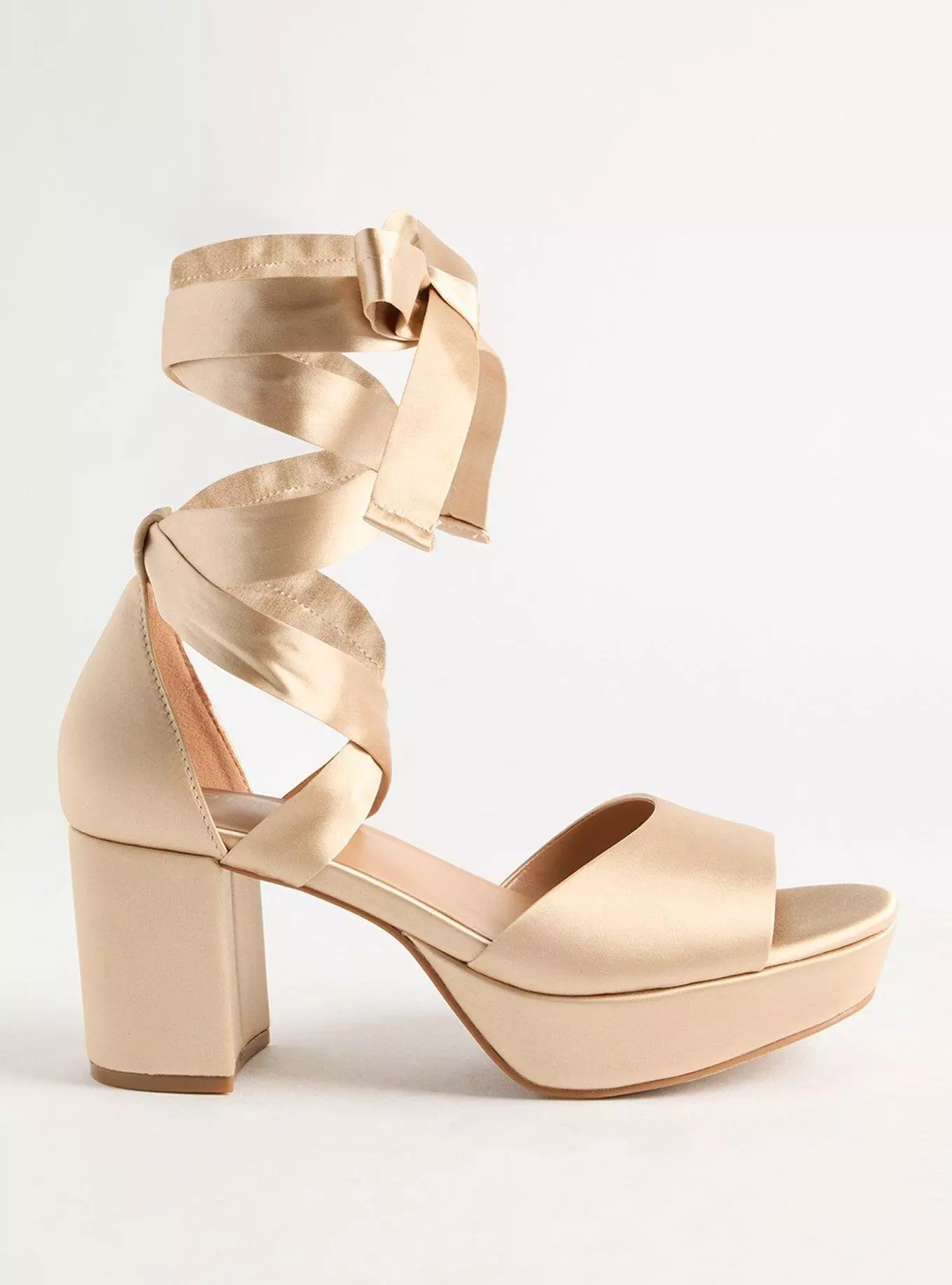 Strappy Platform Tapered Heel (WW) | Torrid (US & Canada)