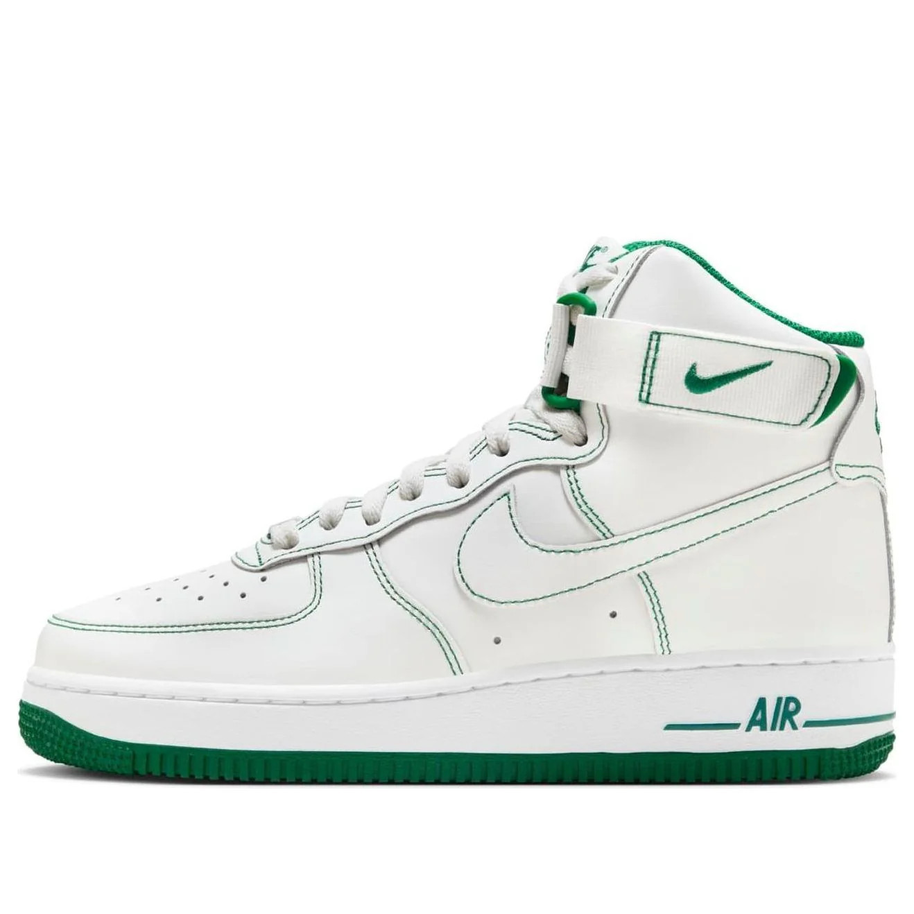(WMNS) Nike Air Force 1 High 'White Green' DV1138-101 | KICKS CREW