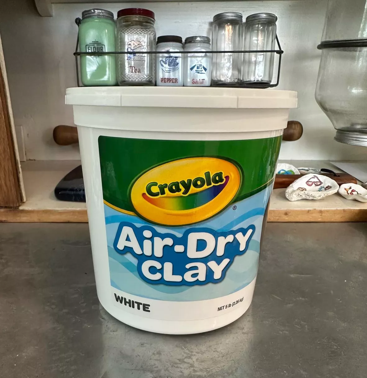 Crayola Air-Dry Clay, White