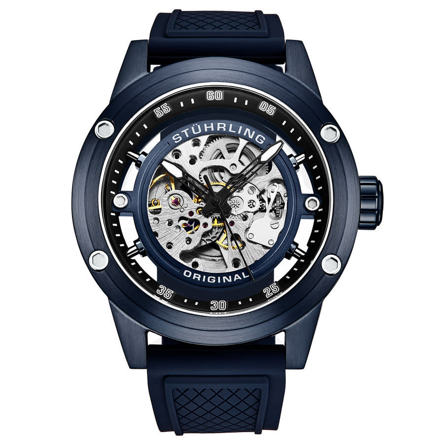 Stuhrling Original Legacy Automatic Blue Dial Mens Watch M17984 | Jomashop.com & JomaDeals.com