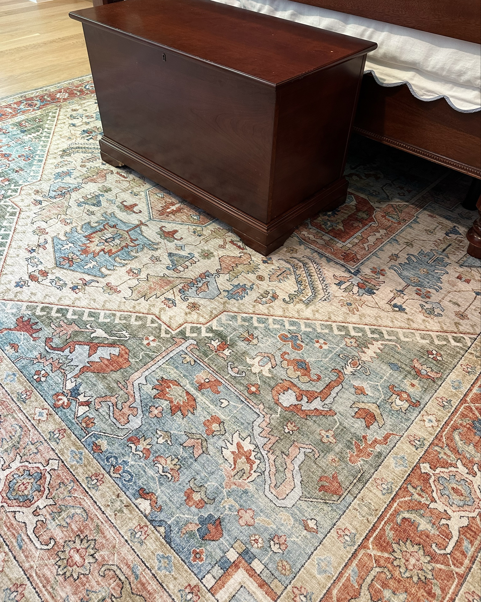 This rug truly makes our bedroom!  I honestly thought it would probably not look so great because it is so inexpensive. However, I was pleasantly surprised! It is just as pretty in person as it looks on the website. The price is amazing and it looks fantastic!!  Bedroom refresh. Rug. Living room rug. Wayfair. Target  

#LTKSummerSales #LTKVideo #LTKHome