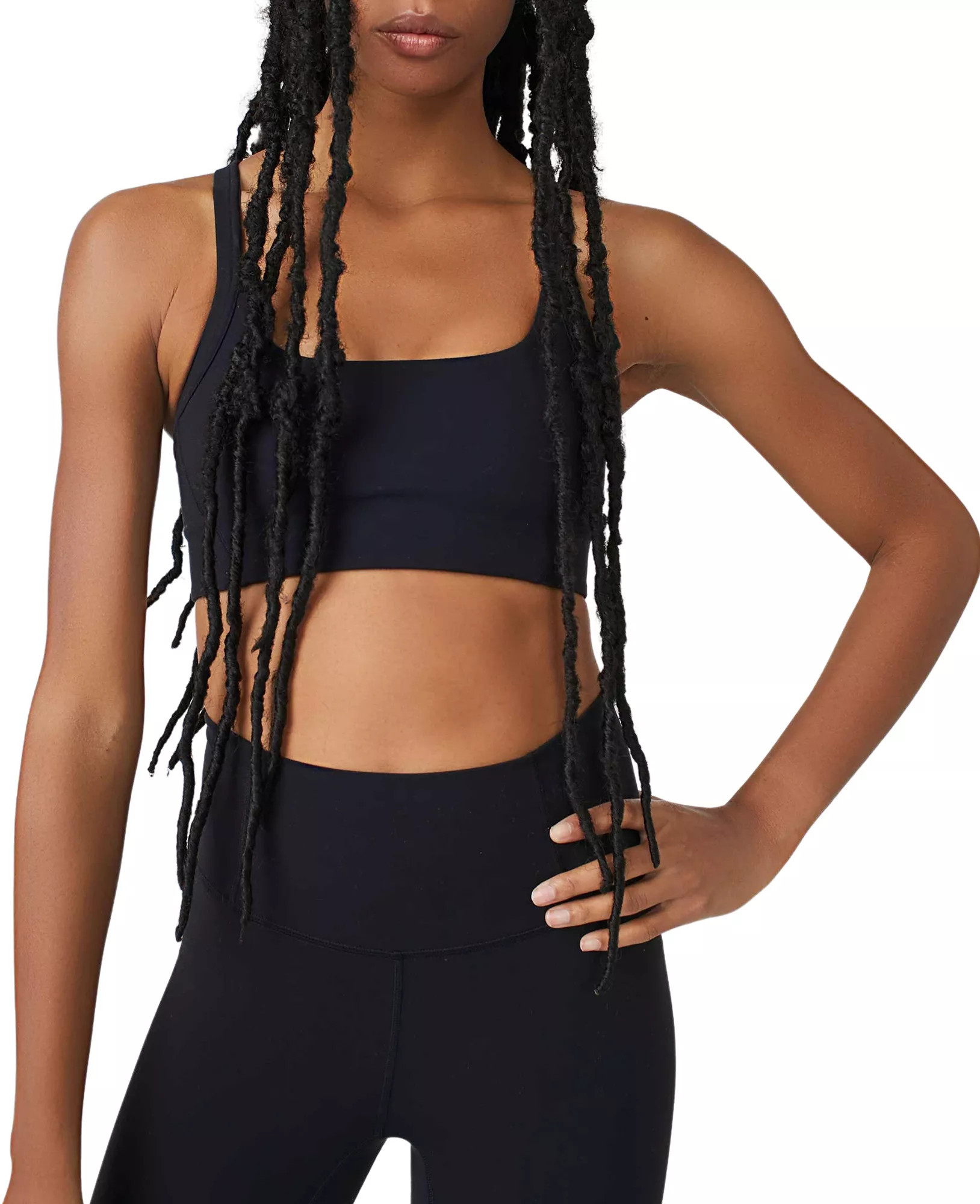 FP Movement Women's Never Better Square Neck Bra, XS, Black | DICK'S Sporting Goods
