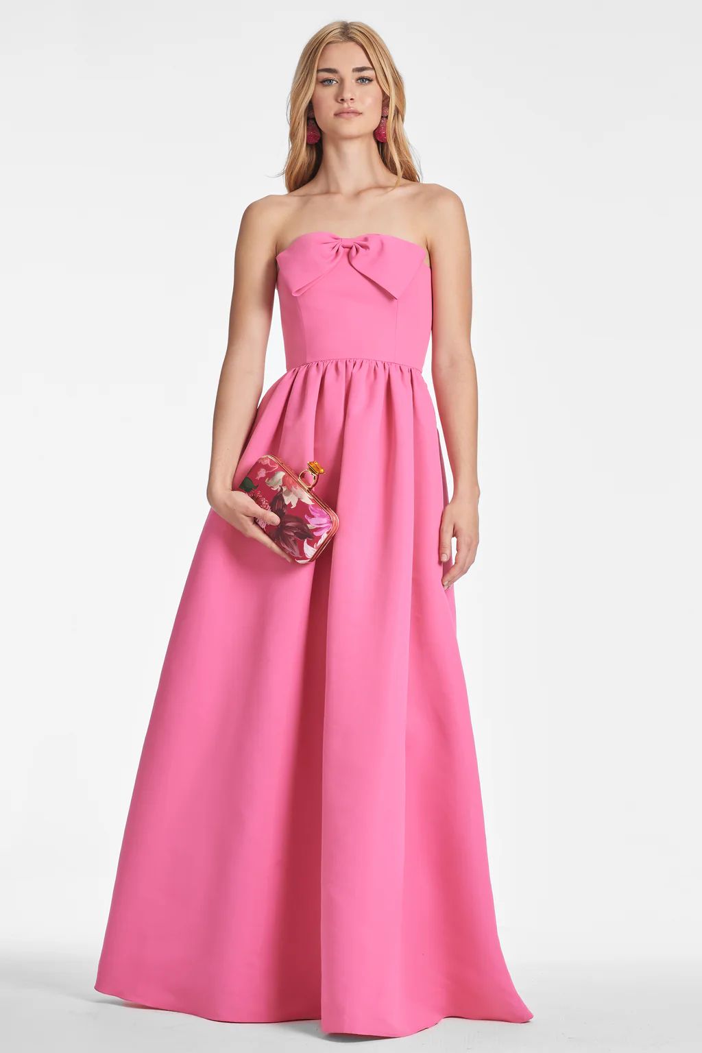 Isabeau Gown - Shocking Pink | Sachin and Babi