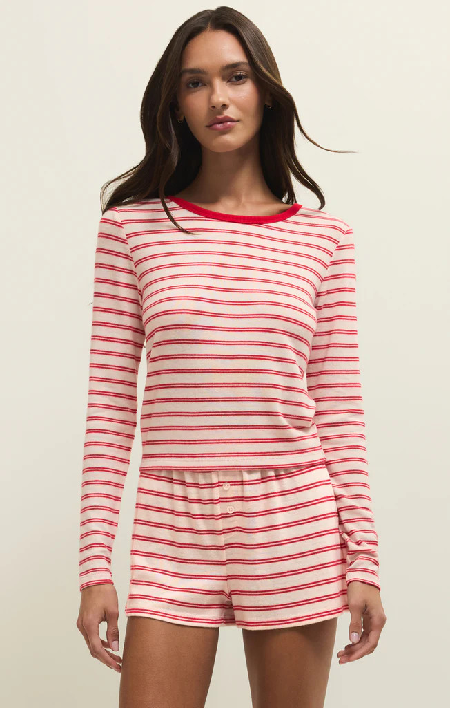 Night In Stripes Long Sleeve Top | Z Supply