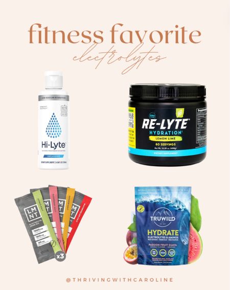 Fitness favorites- Electrolytes 

#LTKU #LTKfitness #LTKfindsunder50