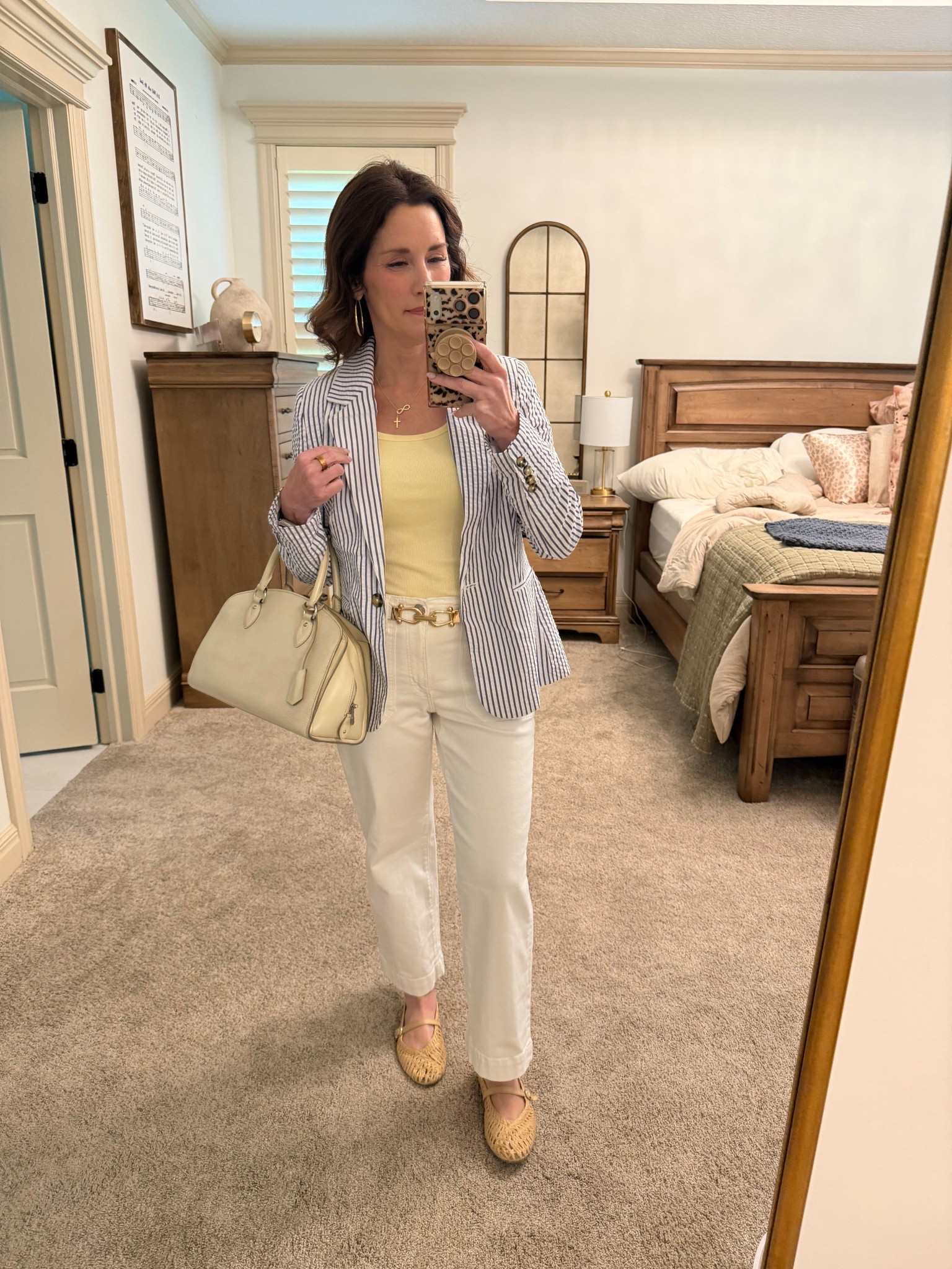 Business casual look with a pop of yellow 💛

#LTKPetite #LTKootd #LTKOver40