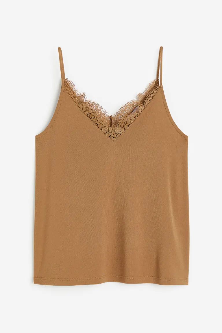 Lace-trimmed Camisole Top | H&M (US + CA)