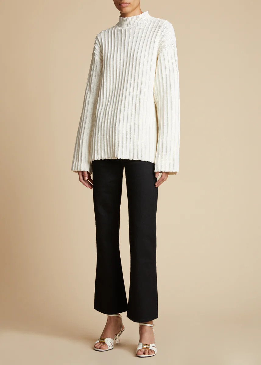 The Vivian Jean in Black Rinse | Khaite