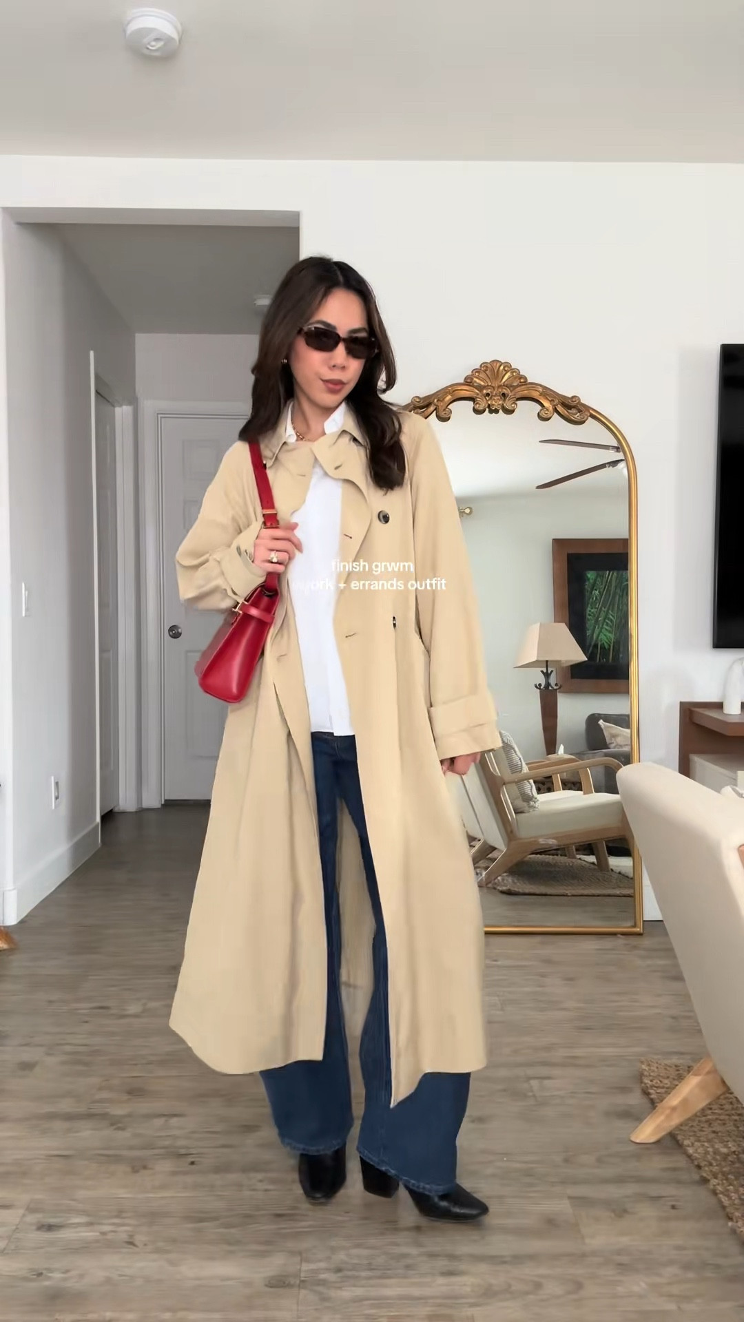 Trench coat season is officially here — keeping it classic with a timeless shirt and barrel jeans for that effortlessly chic vibe.✨ #LTKStyle #CasualChic 

#LTKPetite