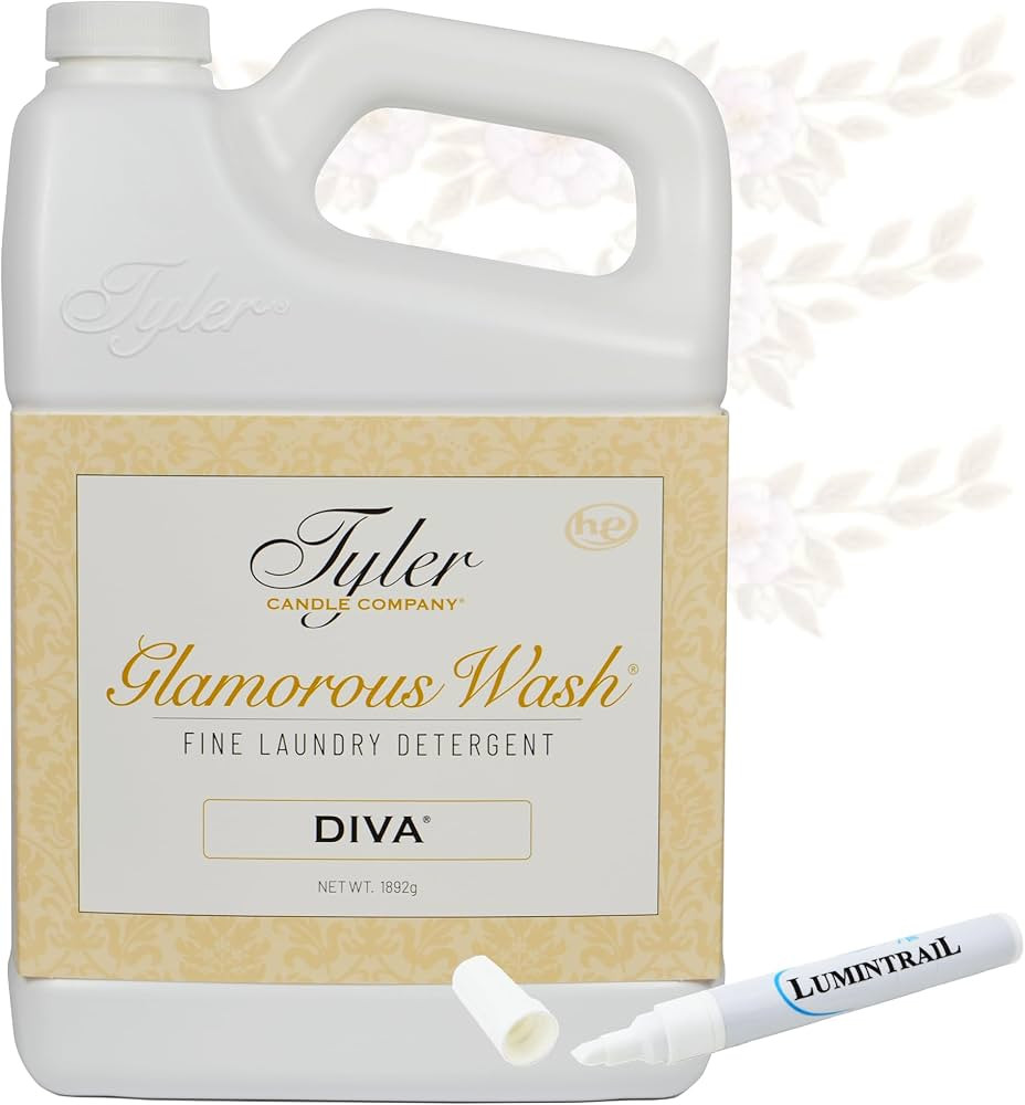 Tyler DIVA Glamorous Wash Laundry Detergent- 64 oz. - With Stain Remover Pen - DIVA Wash Liquid D... | Amazon (US)