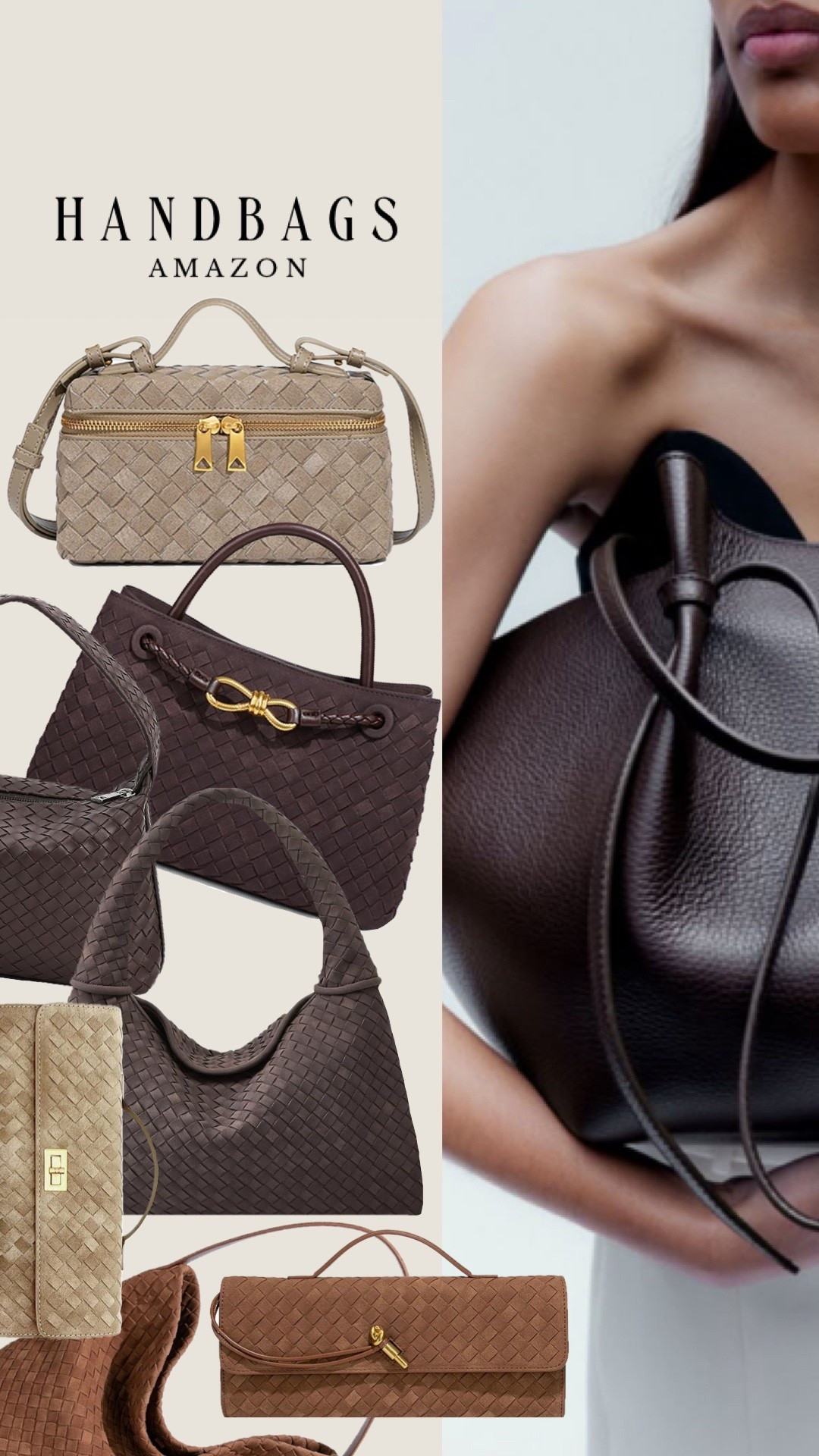 Amazon handbags | Designer looks for less 🤎

#handbag #amazon #dupe #bag #clutch 

#LTKFindsUnder50 #LTKFindsUnder100 #LTKWorkwear