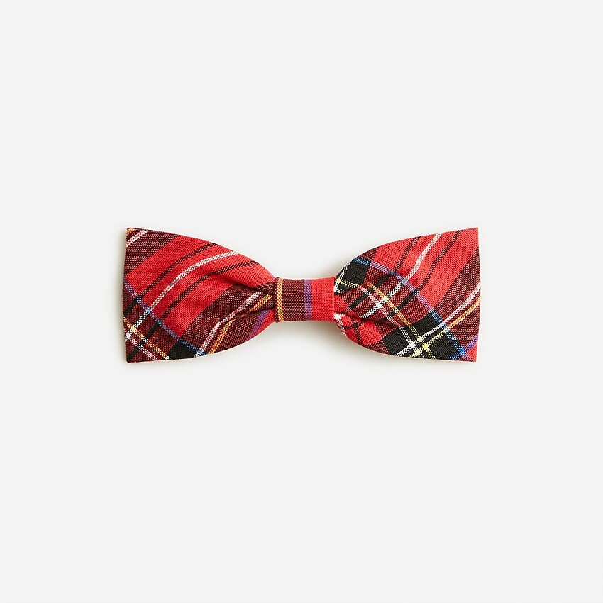 Tartan bow hair clip | J. Crew US