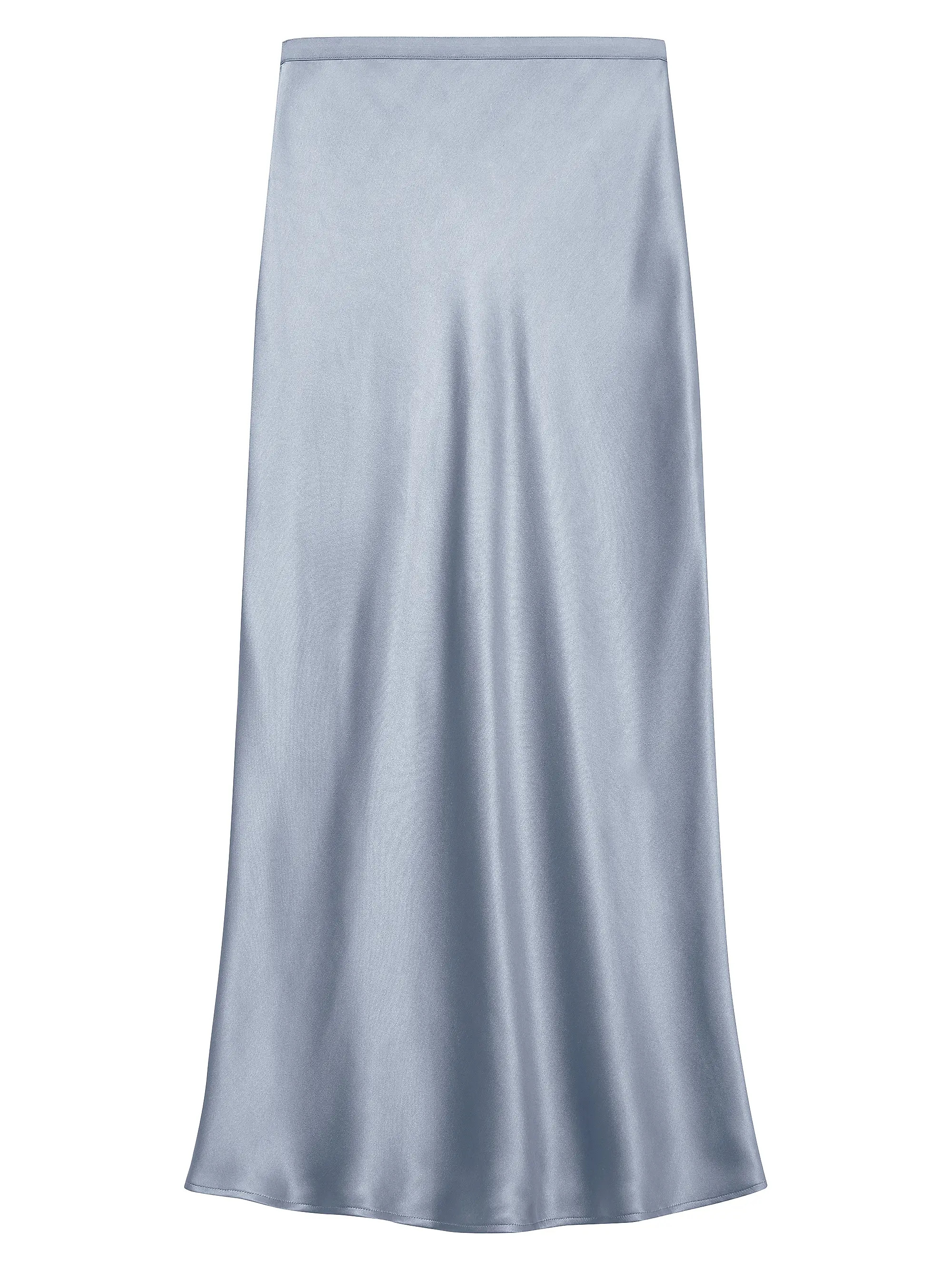 Bar Silk Charmeuse Bias-Cut Midi-Skirt | Saks Fifth Avenue