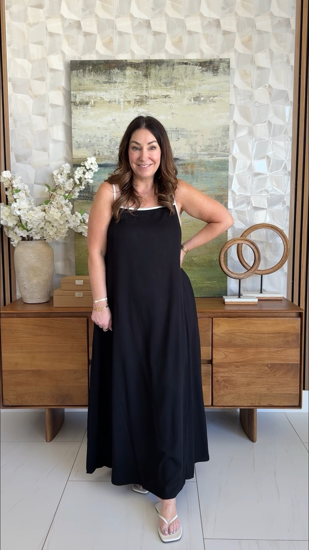 Amazon resort beach vacation dress wearing in large - true to size 

Linked similar jewelry - strapless bra wearing 38D runs true to size 

#LTKMidsize #LTKTravel #LTKSeasonal