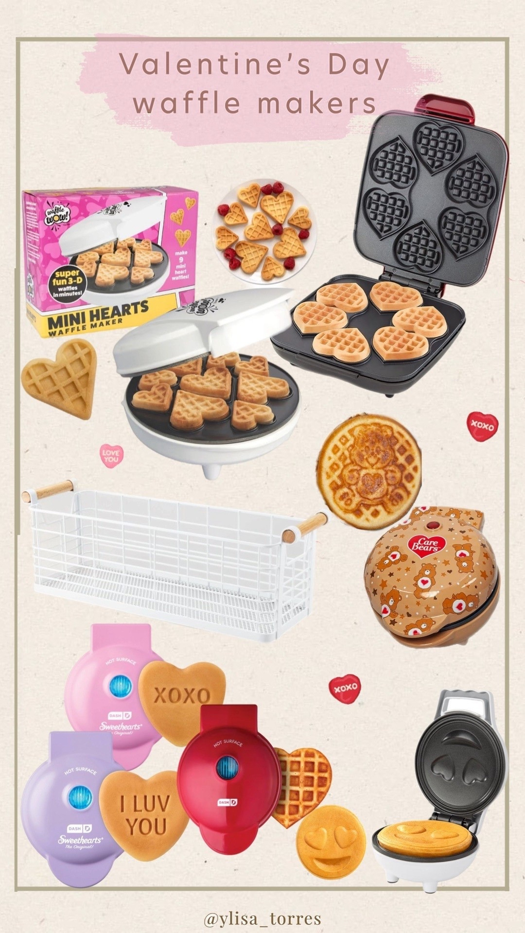 My favorite way to celebrate holidays with the kiddos! Mini themed waffles 