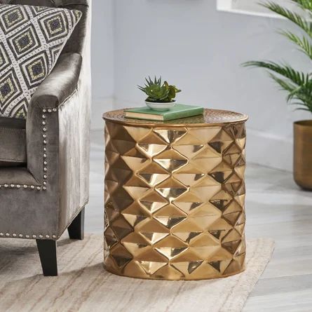 Drum End Table | Wayfair Professional