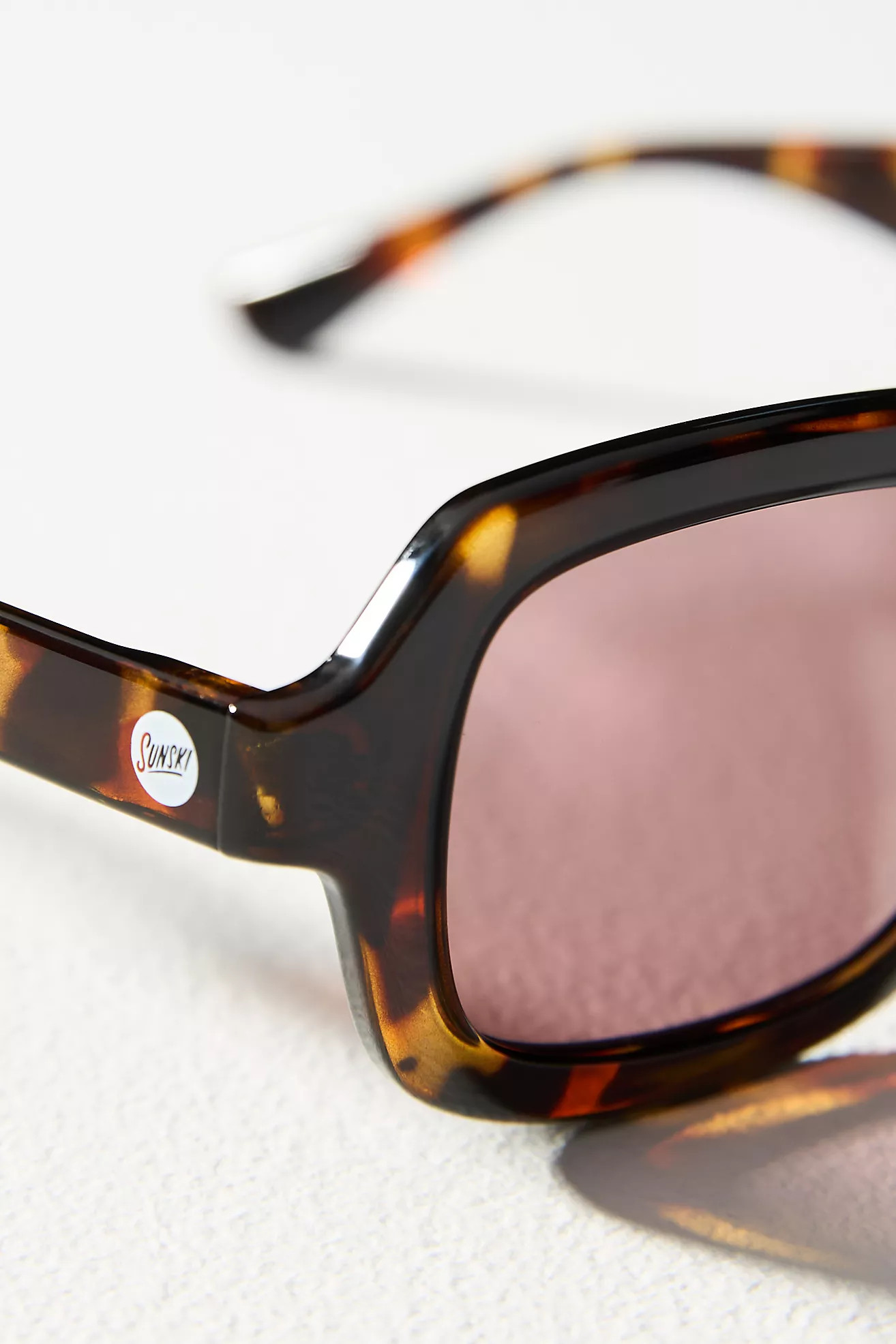 Sunski Lago Rectangle Sunglasses | Anthropologie (US)