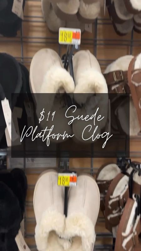 $19 genuine suede platform clogs | Walmart

#LTKSeasonal #LTKHoliday