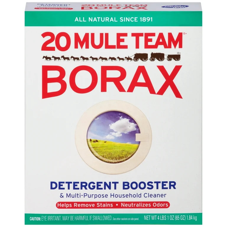 20 Mule Team All Natural Borax Laundry Detergent Booster & Multi-Purpose Household Cleaner, 65 Ou... | Walmart (US)