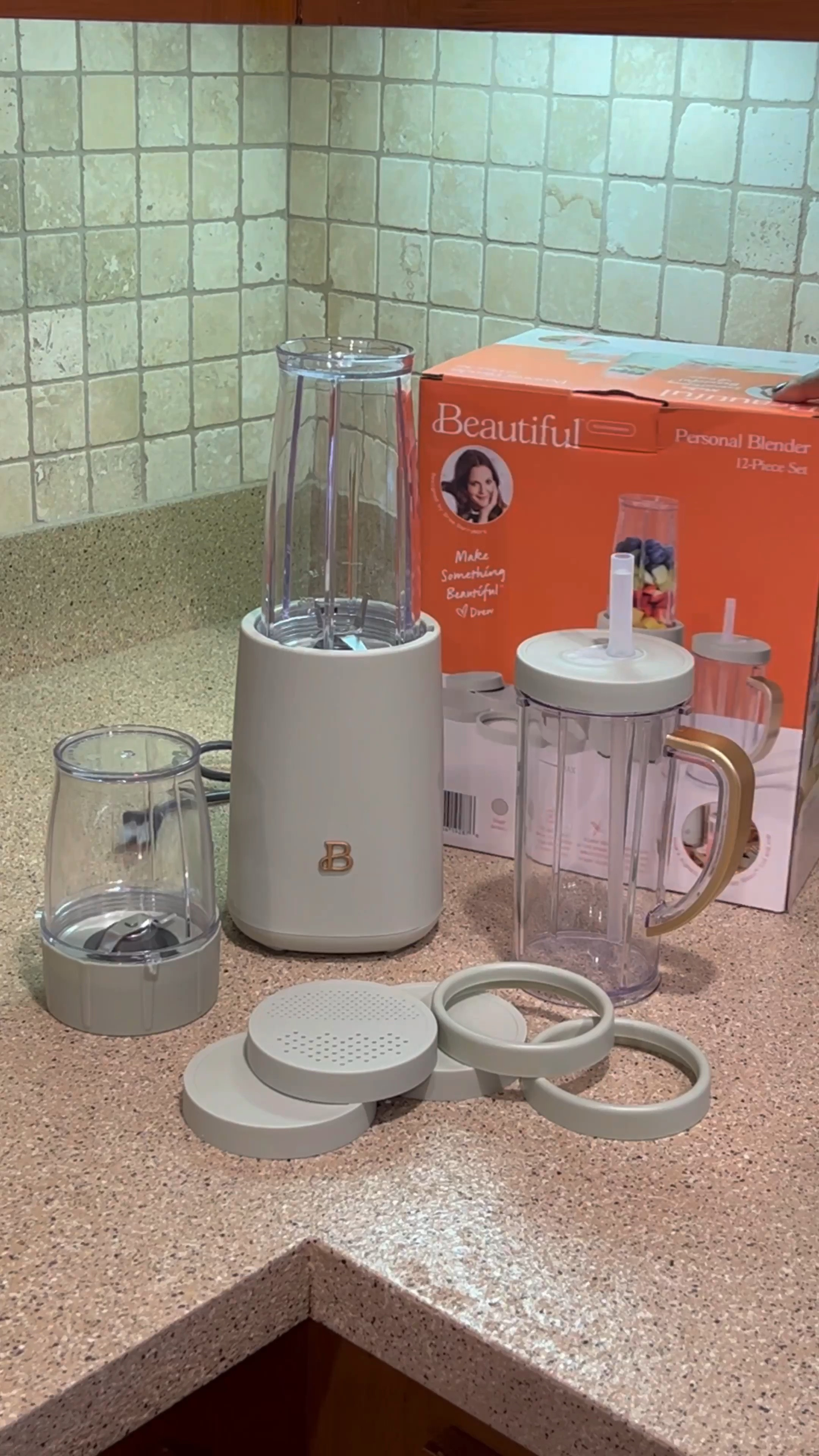  Personal Blender 
Designed by Drew Barrymore, the collection is beautiful, elegant and touch screen style.

Under $30 🤩

Thanks for shopping with me!
From Queen to Queen 
Love, Lorena





Drew Barrymore • Kitchen Appliances • Kitchen Decor • Personal blender • LTK Home • Kitchen • Walmart Find • Online Exclusive • Sales •  Gift ideas • 

#LTKhome #LTKfamily #LTKGiftGuide