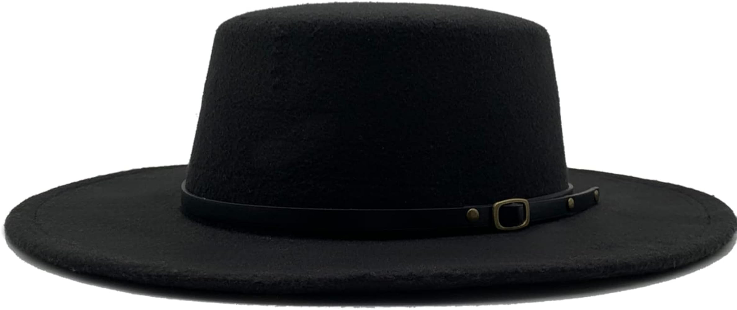 Willheoy Fedora Hats for Women Flat Top Hat for Men Pork Pie Hat Wide Brim Church Hat Boater Tril... | Amazon (US)