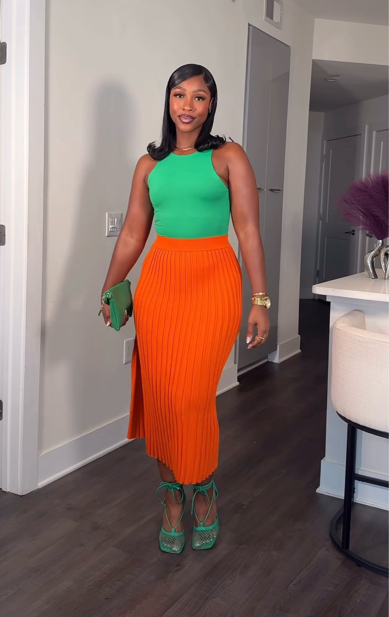 Orange and green might just be my favorite color combo for summer 🍊💚

It’s bright, fun, and makes a statement without trying too hard. Whether you’re headed to brunch, vacation, or just looking for a look that feels like sunshine, this color pairing never misses.

Linked everything for those of you who love a bold pop of color as much as I do ✨

#LTKgrwm