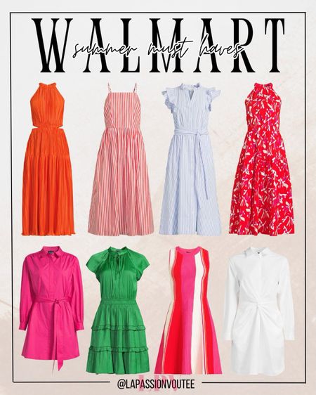 Elevate your summer wardrobe with Walmart's stunning collection of dresses. From breezy sundresses to chic maxi styles, they have the perfect dress for every occasion. Embrace the sunshine in style and stay cool and fashionable all season long. Explore our latest dress arrivals at Walmart today.

#LTKSeasonal #LTKfindsunder50 #LTKstyletip