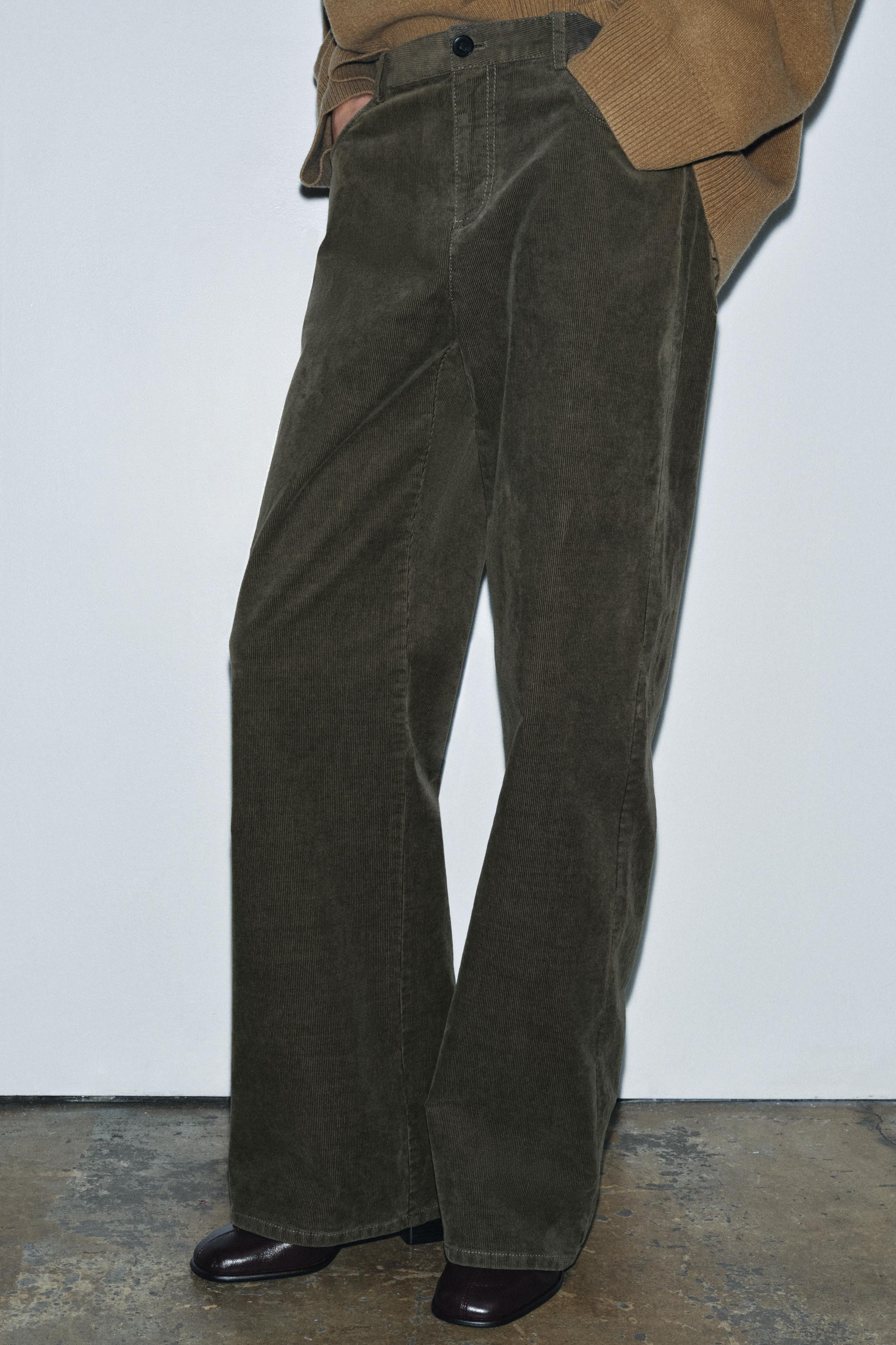 ZW COLLECTION CORDUROY PANTS | Zara US