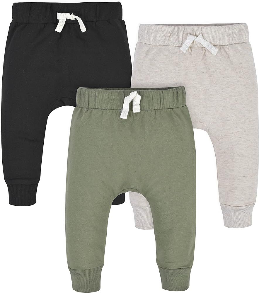 Gerber Baby-Boys Toddler 3-Pack Jogger Pants | Amazon (US)