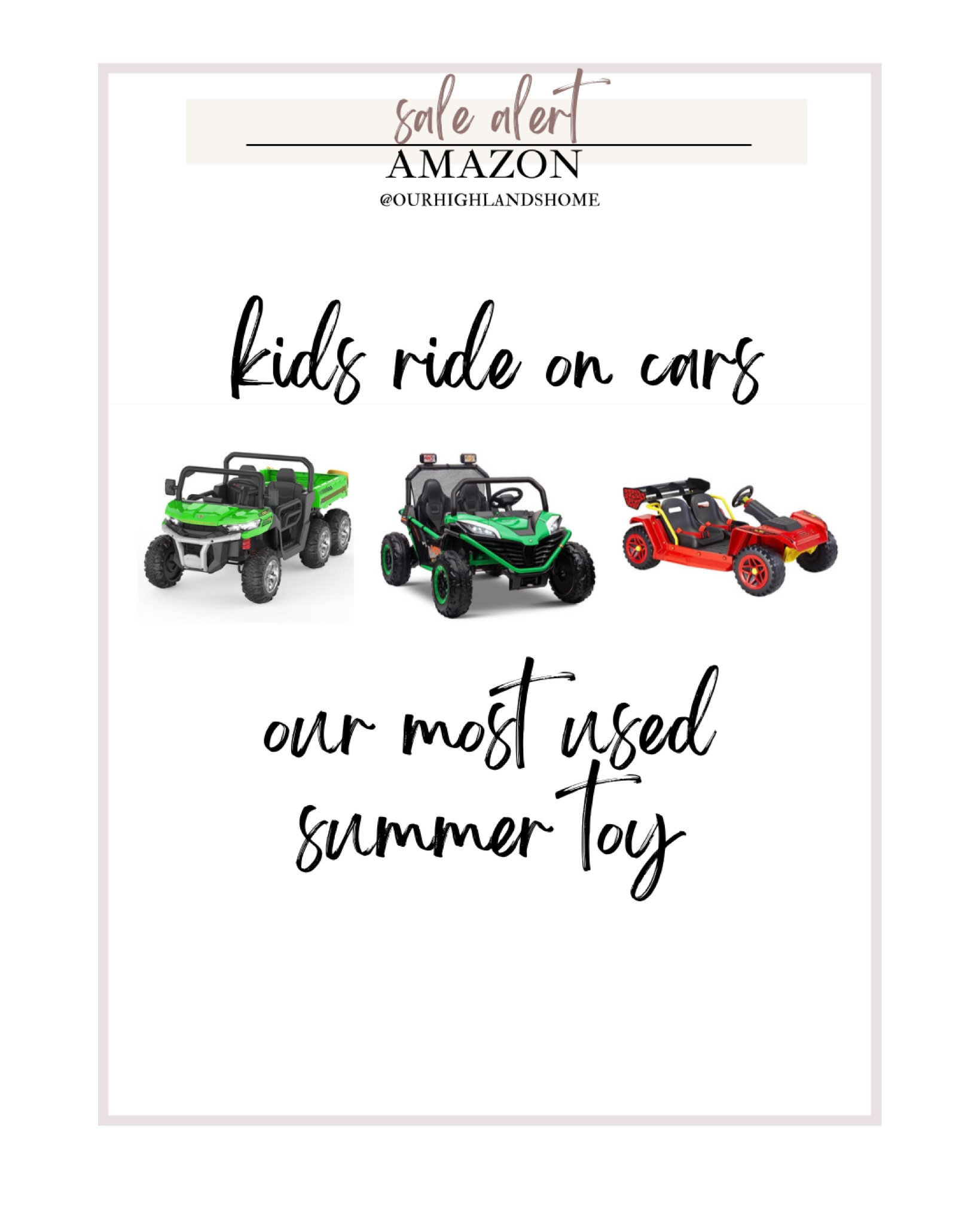 my kids most used summer toy! these two seater power wheel ride on toys. not remote controlled. age range 2-8/9. discounted 

#LTKSeasonal #LTKxPrimeDay #LTKkids
