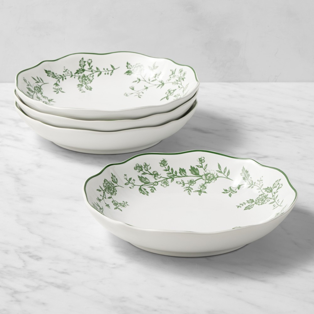 AERIN x Williams Sonoma Meadow Lace Pasta Bowls | Williams-Sonoma