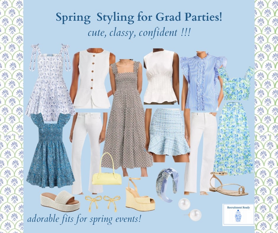 Grad party fits!! 🤍