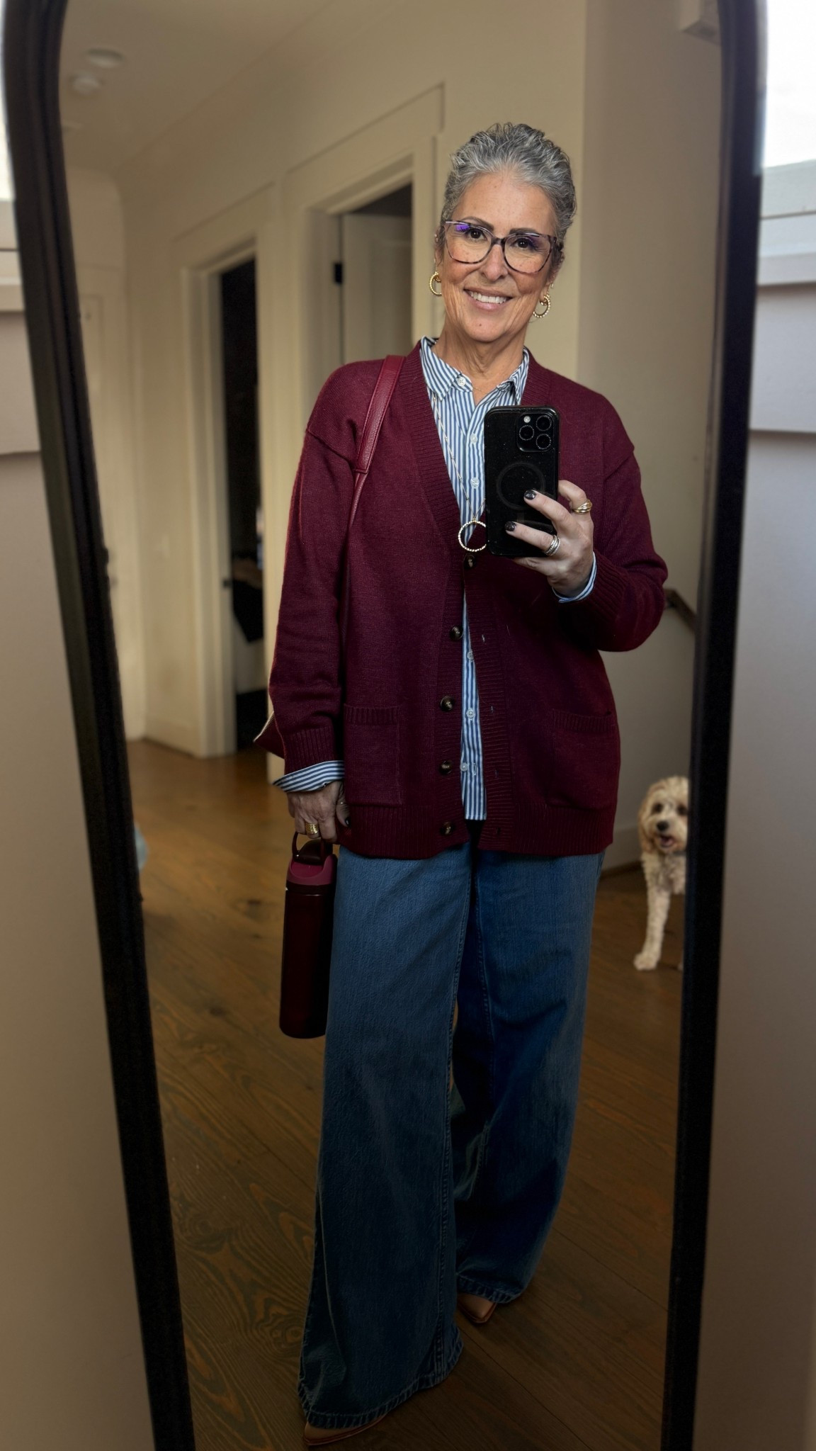 My style story for today! Love a burgundy and blue combination! I have fallen in love with new Amazon Essentials jeans!!

#LTKOver40 #LTKFindsUnder50 #LTKootd